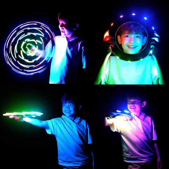 Flying Ring - , Super Bright, Lost Mode, Auto Light Up, Camping Essentials for K - Picture 3 of 7